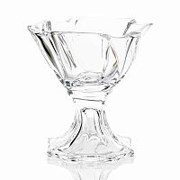 Конфетница 19,5см на ножке Neptune Crystalite Bohemia