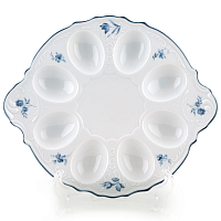 Поднос для яиц 25см Синий цветок Bernadotte