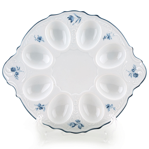 Поднос для яиц 25см Синий цветок Bernadotte