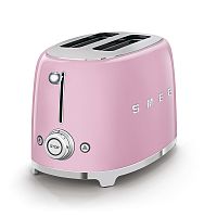 Тостер Smeg розовый Стиль 50-х гг