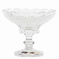 Конфетница на ножке 20см хрусталь Aurum Crystal 