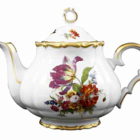 Чайник 0,7л Мейсенский букет Queen's Crown