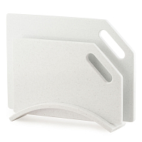 Набор досок на подставке 2шт Мрамор Mastony