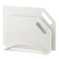 Набор досок на подставке 2шт Мрамор Mastony