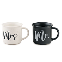 Набор кружек 400мл 2шт Mrs аnd Mr Elan Gallery