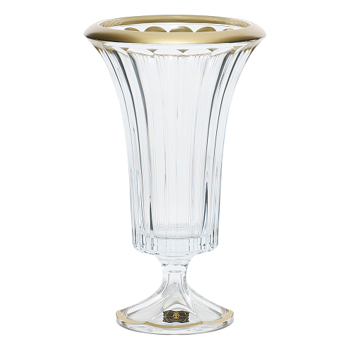 Ваза 40см Doge Матовое золото AS Crystal