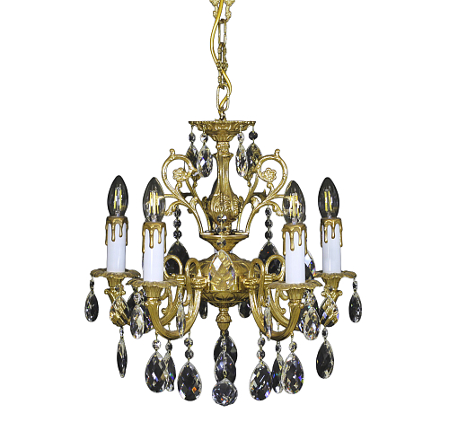 Люстра 5 рожковая золото Royal Bohemia