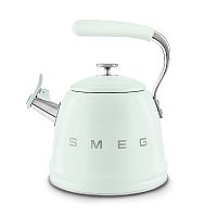 Чайник со свистком 2,3л Smeg зеленый Стиль 50-х гг