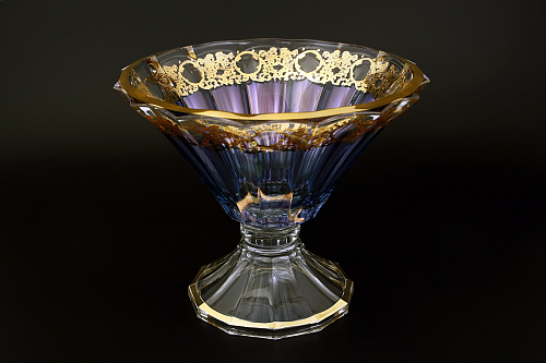 Фруктовница н/н Timon s.r.l. Center doge bowl blu gold Фруктовница н/н Timon s.r.l. Center doge bowl blu gold