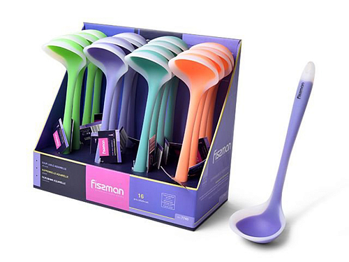 Половник AQUARELLE 28см (силикон) Fissman