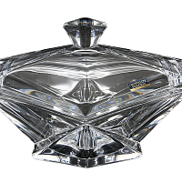 Конфетница с крышкой 22,5см Origami Crystalite Bohemia