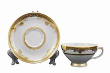 Набор чайных пар 155мл 6шт Creme Gold 9077 Falkenporzellan