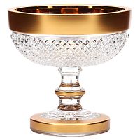 Варенница 11,6см н/н хрусталь с золотом Фелиция Crystal HeArt