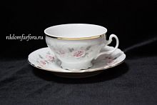 Набор чайных пар 155мл Серая роза ZL Bernadotte