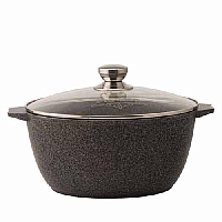 Кастрюля 6л 28см Premium grey Мечта