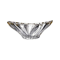 Фруктовница 33см Plantica gold rim Aurum Crystal