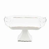 Поднос 30*25см на ножке Престиж Marquise Platinum