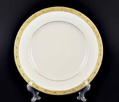 Тарелка 27см 1шт Constanza Creme Gold 3064 Falkenporzellan Тарелка 27см 1шт Constanza Creme Gold 3064 Falkenporzellan