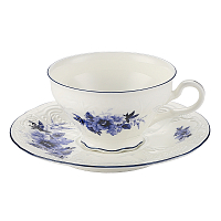 Набор чайных пар 6шт 220мл Blue Flower P.L. Proff Cuisine