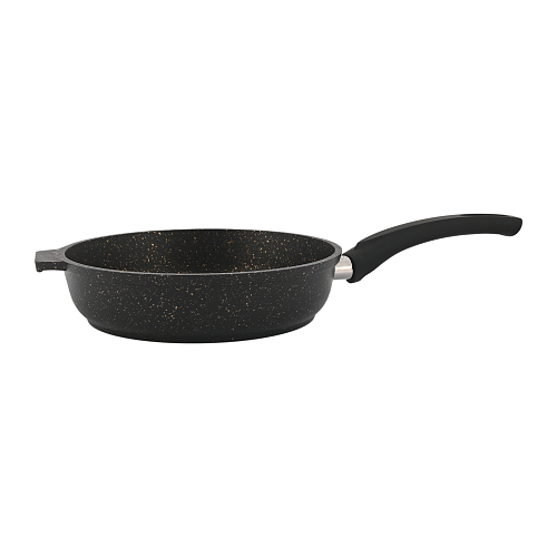 Сковорода 24см без крышки Granit Perfection black gold