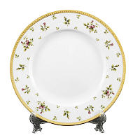 Набор тарелок 27см 6шт Constanza Creme Primavera Gold Falkenporzellan