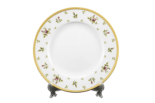 Набор тарелок 27см 6шт Constanza Creme Primavera Gold Falkenporzellan
