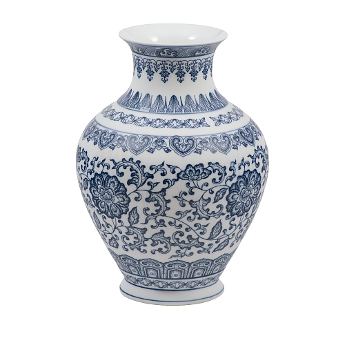 Ваза 25см Blue & White