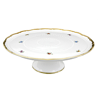 Тортница н/н 32см Мария Луиза Белая матовая