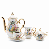 Сервиз кофейный 6пер 15пр мокко Аристократ Мадонна 