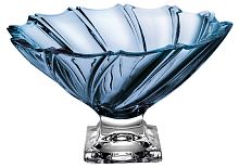 Фруктовница 31см на ножке Ponti Blue Bohemia Treasury