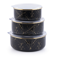 Набор контейнеров 3шт Siyah Mermer