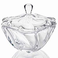 Конфетница 13см с крышкой Neptune Crystalite Bohemia