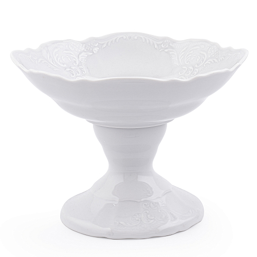 Конфетница 19см на ножке Недекорированный Bernadotte