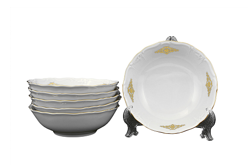 Набор салатников 16см 6шт Доминик Слоновая кость