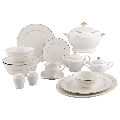 Набор столовый+чайный Снежная королева