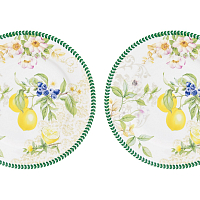 Набор тарелок 19см 2шт Лимоны Elan Gallery