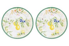 Набор тарелок 19см 2шт Лимоны Elan Gallery