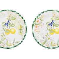 Набор тарелок 26см 2шт Лимоны Elan Gallery