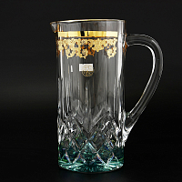 Графин Timon s.r.l. Jug Opera Green Gold