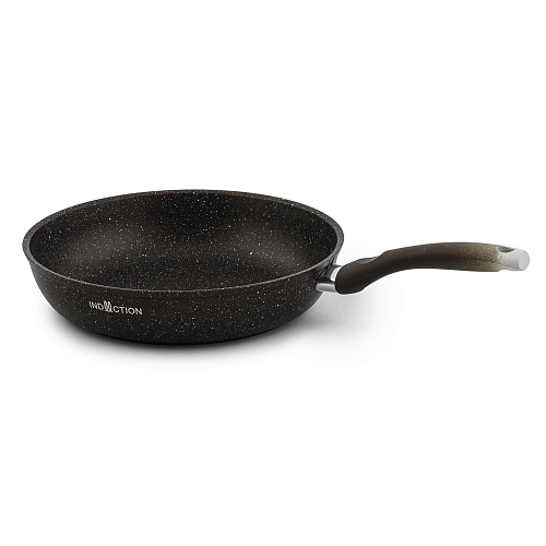 Сковорода 28см Marble Induction Кофейный мрамор Кукмара