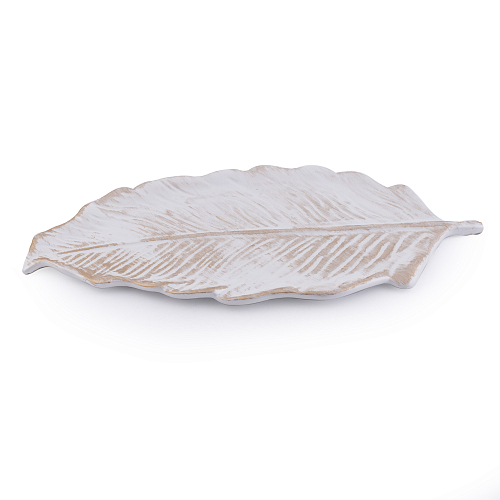 Блюдо лист White