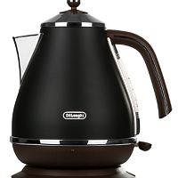 Чайник электрический черный DeLonghi 
