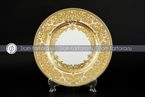 Набор тарелок 28,5см 6шт Natalia Creme Gold
