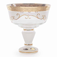 Конфетница 13см золото Star Crystal