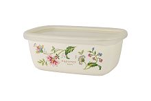 Лоток гастр.эмалиров.с крышкой 16*11*6,5см 0,5л Прованс Ejiry