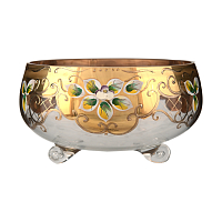 Конфетница 20см золото Star Crystal