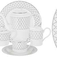 Сервиз чайный 12пер 40пр Виндзор Emily Anna Lafarg