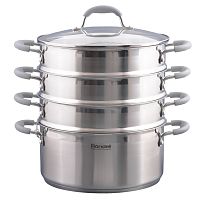 Пароварка 26см 3 уровня (5,5л-нижний ярус) Rondell