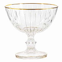 Фруктовница 25см Accademia Golden Rim As Crystal
