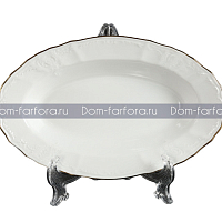 Селедочница 24см Белый узор Bernadotte